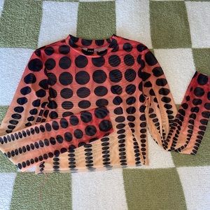 SHEIN mesh see thru top